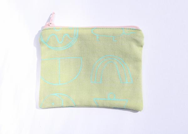 Symbols coin / card zipper pouch picture