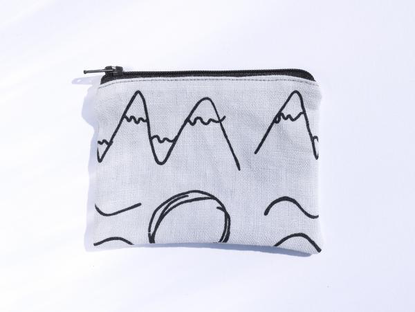 Sit Flow Shine coin / card zipper pouch