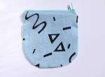 Confetti extra pocket zipper pouch