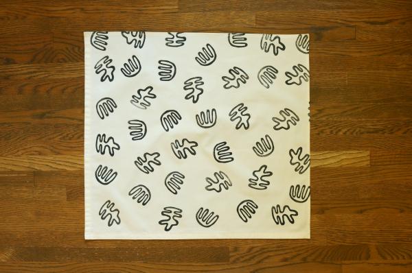 Cut Out Block Printed Bandana