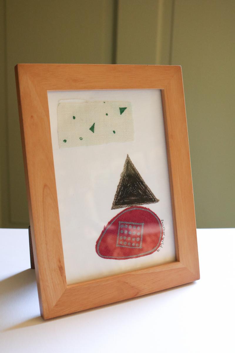 Abstract Fabric Collage picture