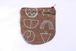 Symbols extra pocket zipper pouch