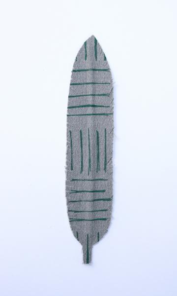 Lines Feather (Green)