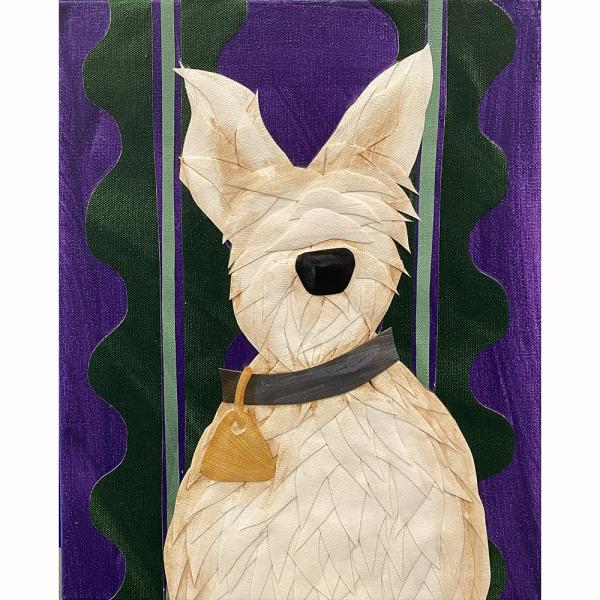 Westie on Purple picture