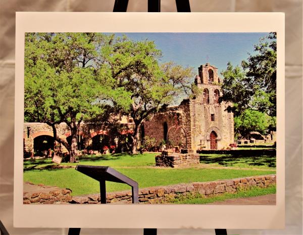 Photography of Mission San Franciso de la Espada on Matte Paper picture