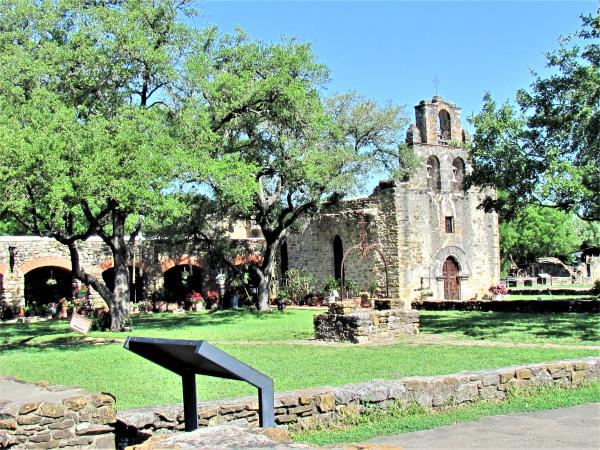 Photography of Mission San Franciso de la Espada on Matte Paper picture