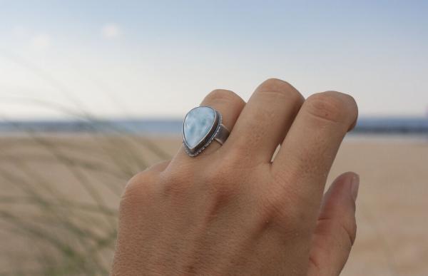 Larimar Teardrop Ring picture