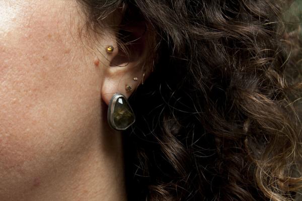 Labradorite Studs picture