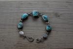 Lone Mountain Turquoise Link Bracelet