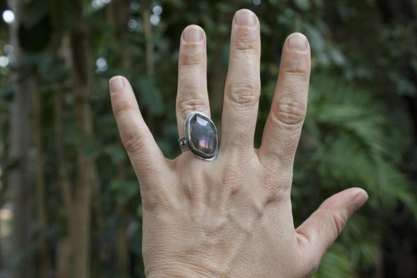 Purple Labradorite Ring picture