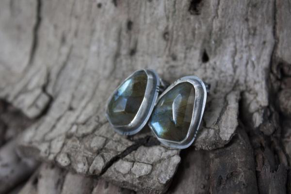 Labradorite Studs