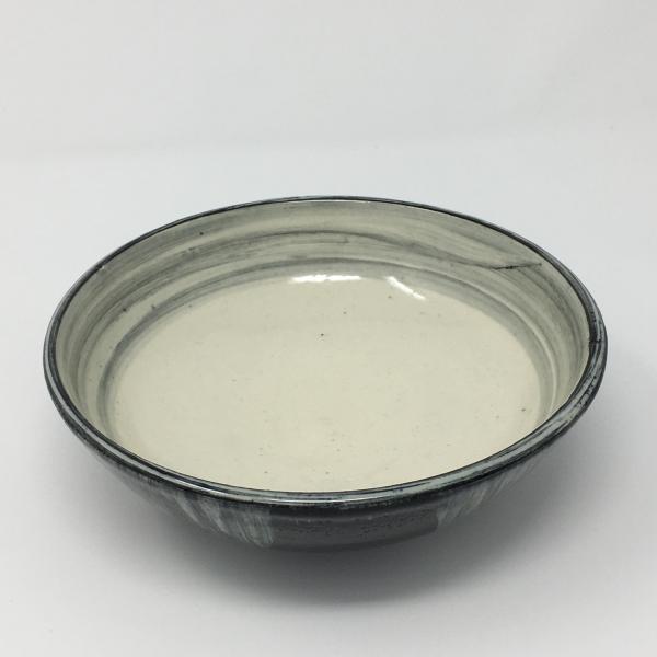 Black and White Bowl with Gray Inner Ring picture