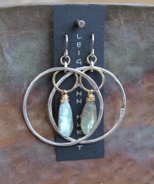 Labradorite Hoop Earrings picture