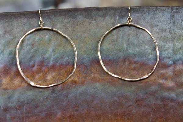 Simple 14k Gold-filled Hoops picture