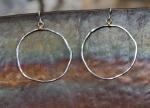 Simple Silver Hoops