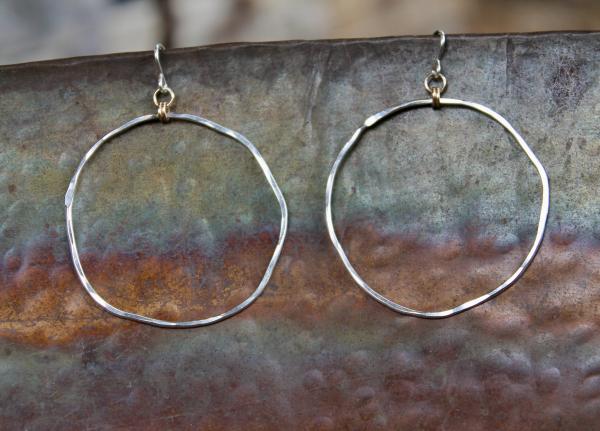 Simple Silver Hoops picture