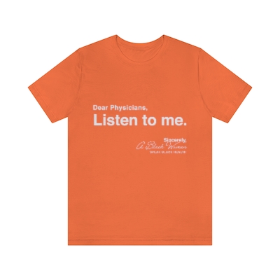 Listen To Me T-shirt-Orange
