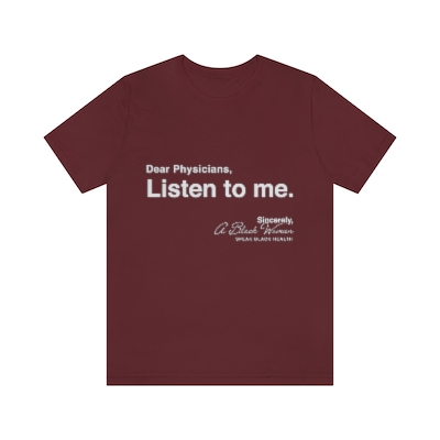 Listen To Me T-shirt-Maroon picture
