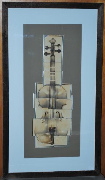 Large Violin Collage picture