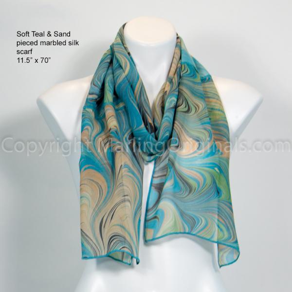 Silk Chiffon Neck Scarves - multiple colors picture