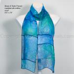 Silk Chiffon Neck Scarves - multiple colors