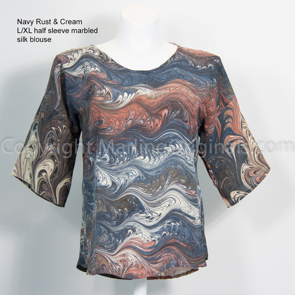 Classic Blouse - L/XL Half sleeve multiple colors picture