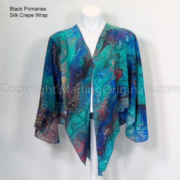 Marbled Silk Wraps - many colors picture