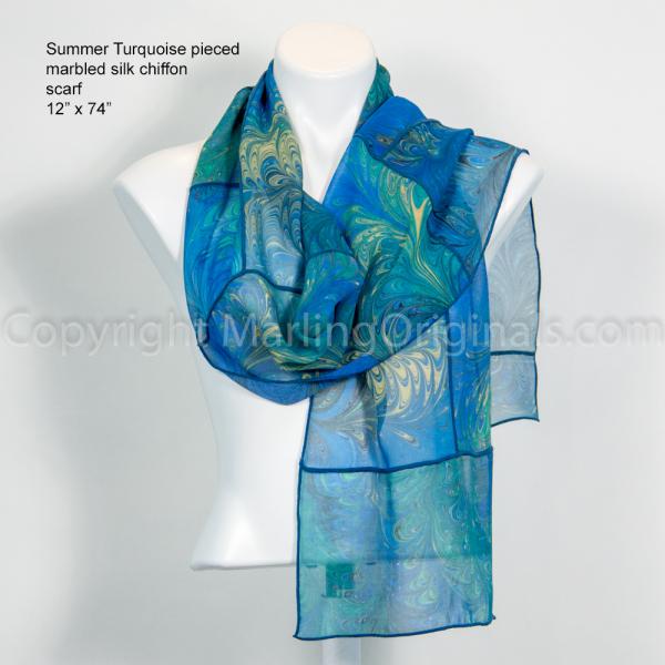 Oversized Silk Chiffon Scarves - multiple colors picture