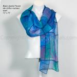 Oversized Silk Chiffon Scarves - multiple colors