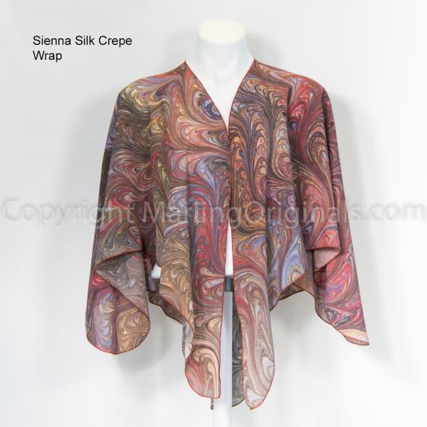 Marbled Silk Wraps - many colors picture