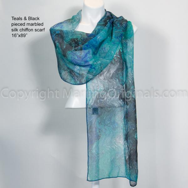 Oversized Silk Chiffon Scarves - multiple colors picture