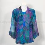 Silk Chiffon Kimono Jacket