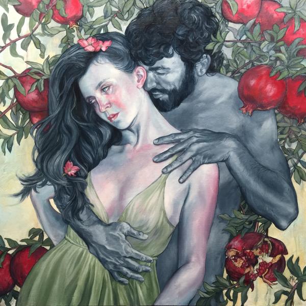 Persephone and Hades, open edition print picture