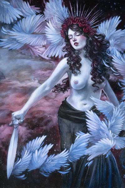 Queen of Swords, open edition print picture