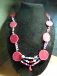 Glass and Wooden necklace 2