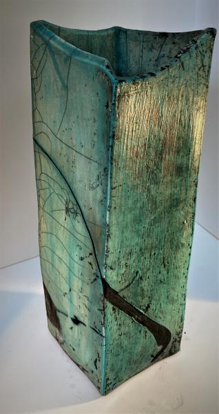 Raku Vase