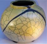 Raku Vase