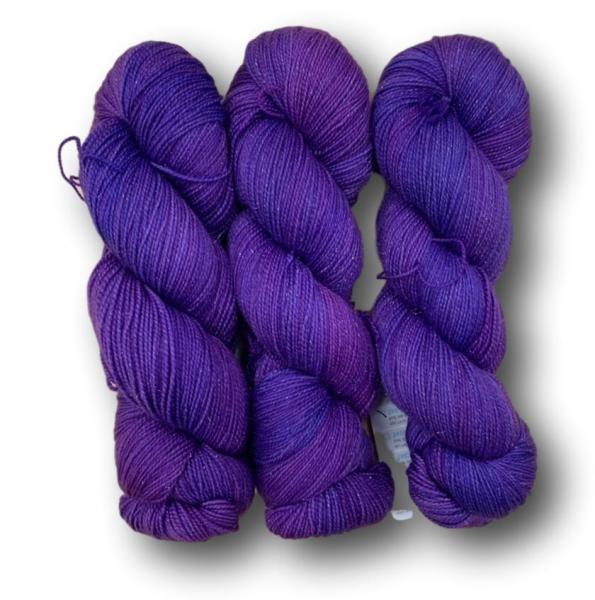 Electric Violet Ewe so Happy Sparkle Sock picture