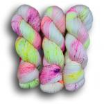 Neon Slushie Ewe so Happy Sparkle Sock
