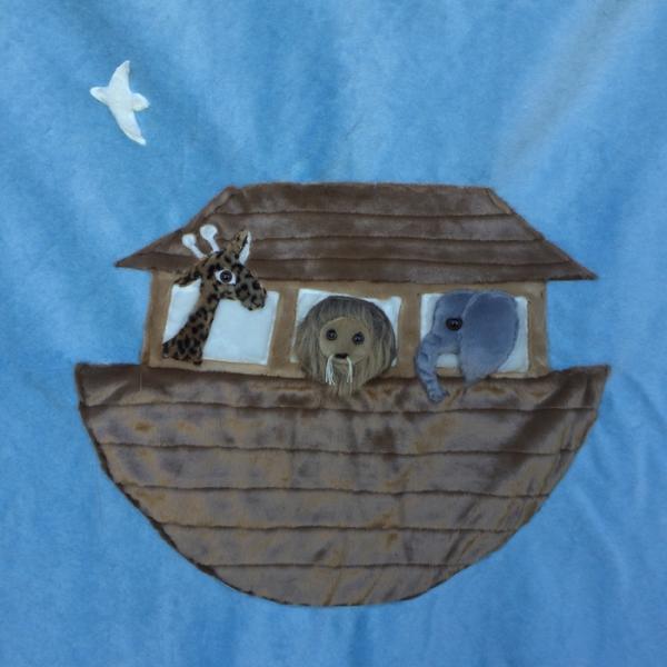 Noah's Ark Applique Blanket