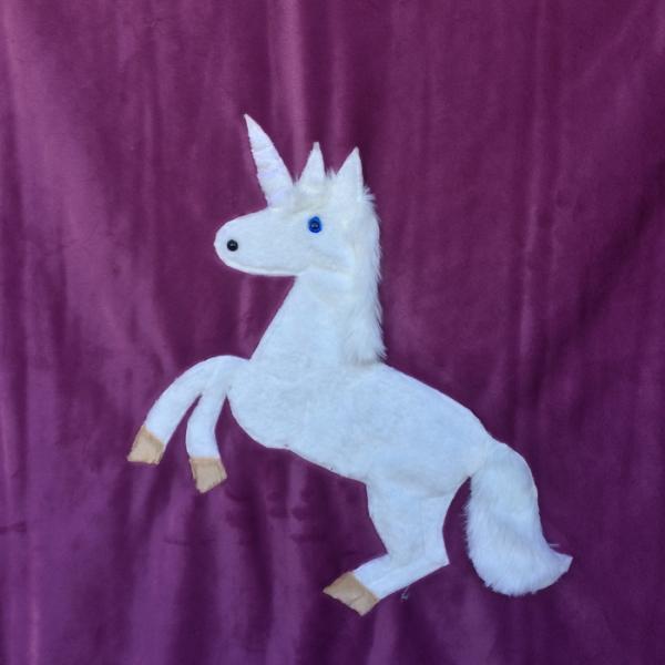 Unicorn Applique Blanket picture