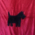 Scottie Applique Blanket