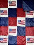 Flag 15" Block Patchwork Blanet