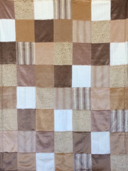 Antique & Beige Patchwork Blanket picture