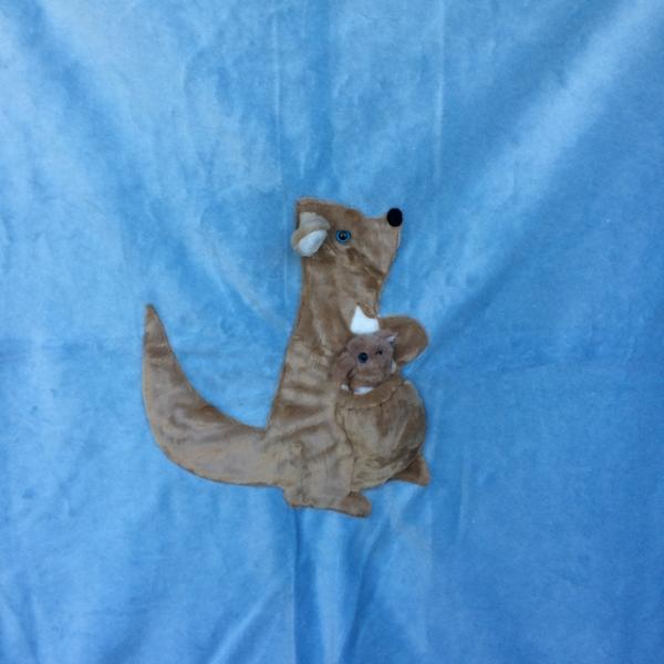 Kangaroo Applique Blanket picture