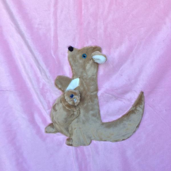 Kangaroo Applique Blanket picture