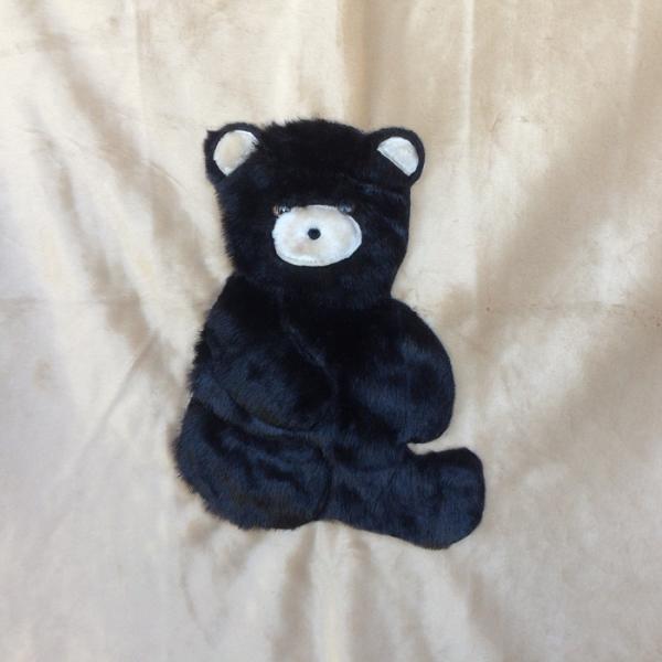 Black Bear Applique Blanket