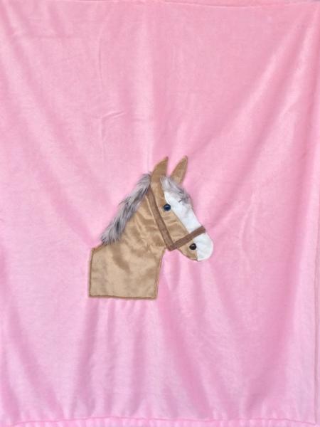 Horsehead Applique Blanket picture