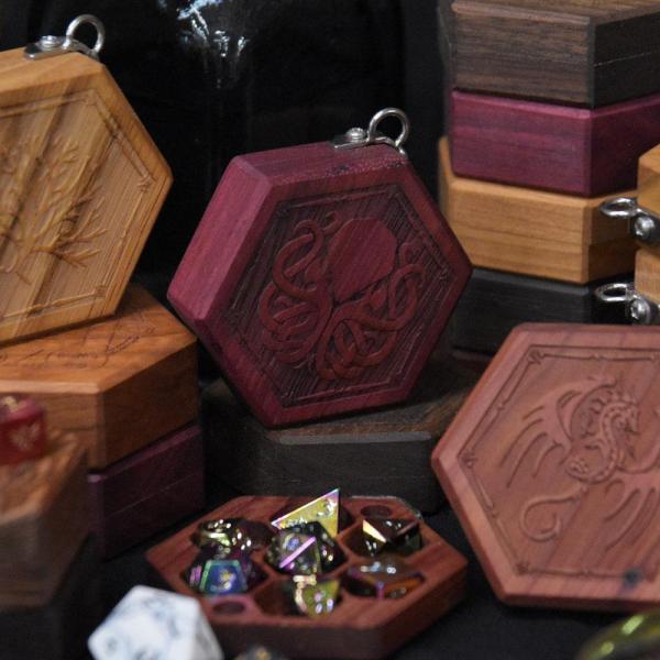 Roll for Loot: Mini Hex Chest Dice Box