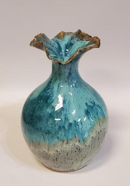 Ruffled Vase